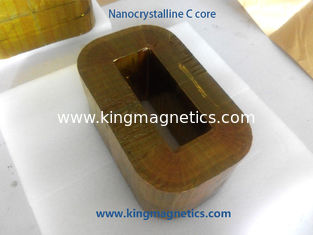 High quality customized nanocrystalline C core for 20KHz high frequency power transformer supplier