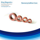 high inductance 2 phase common mode choke nanocrystalline amorphous toroidal core supplier
