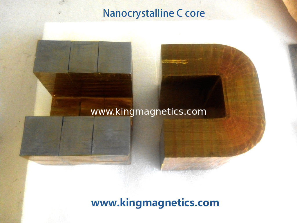 nanocrystalline c type cut core for output inductor, 20KHz high frequency transformer, electrical vehicle charger supplier