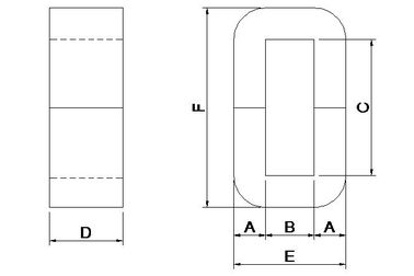 Amorphous C Core with low core loss AC-320
